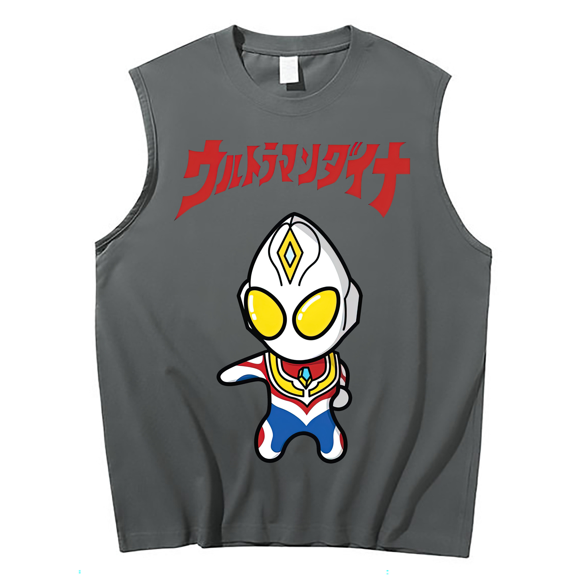 （画像用） ウルトラマン Ultraman コットン100％タンクトップ（フロントプリント）